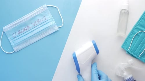 Handhaltendes Infrarot-Thermometer zur Temperaturmessung
