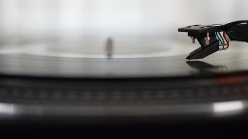 Platine tournante avec vinyle rotatif 06