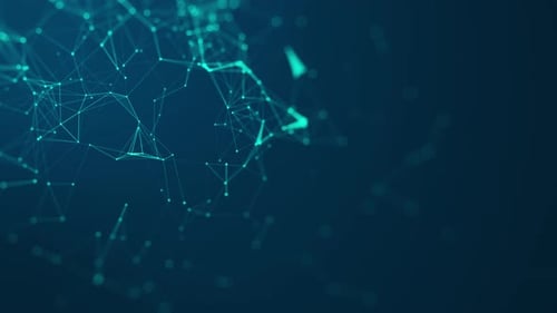 Technology Network Background.