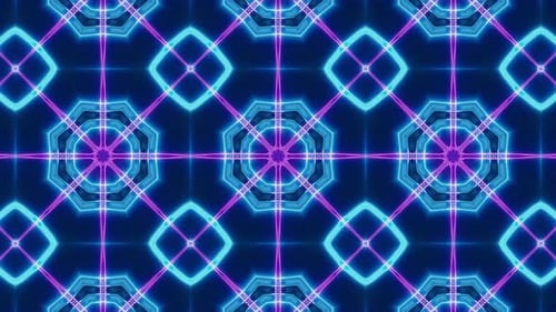 Retro Laser Beam Vj Kaleidoscope Loop 4K 08