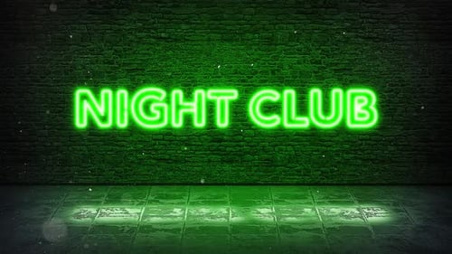 Night Club Neon Sign Green