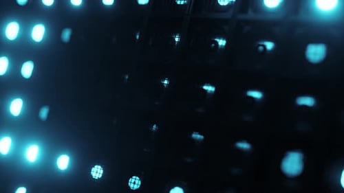 Luzes de parede intermitentes