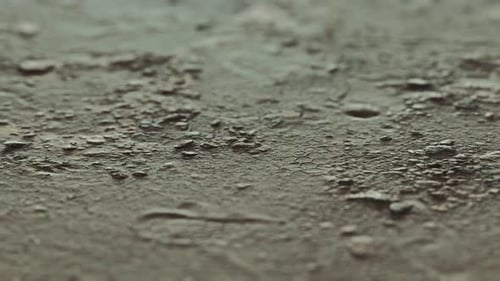 Closeup of Dirty Ground Road