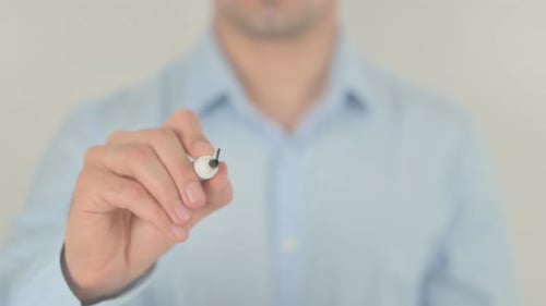 Effet, écriture sur écran transparent