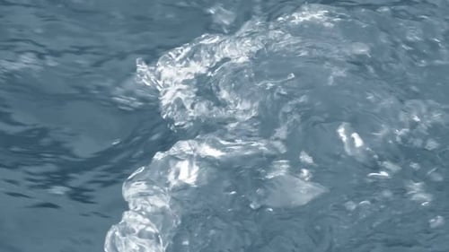 Bubbling Water in the Ocean During Daytime