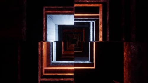 Futuristic tunnel loop