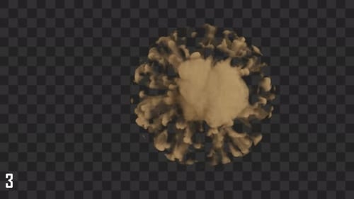 Realistic Animated Dust Puffs and Explosions Elements
