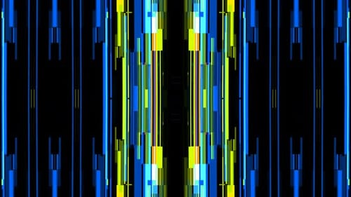 Dynamic Neon Geometric Abstract Loop Background Animation