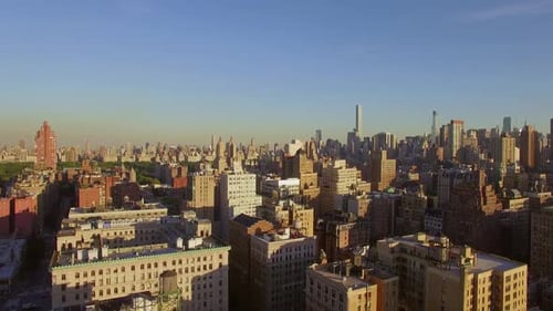Modern High Rise Skyscraper Office Buildings in New York City
