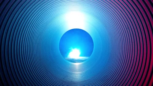 Inside View Of Barrel. Abstraction.