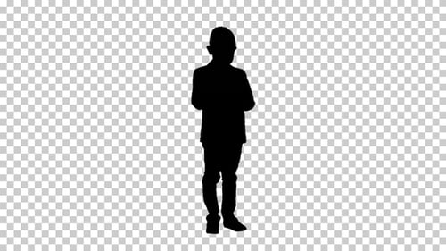 Silhouette Boy, Alpha Channel