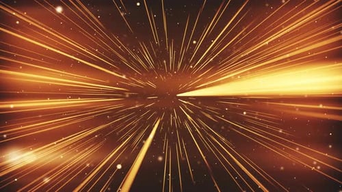 Colorful Space Travel Through Stars Trails