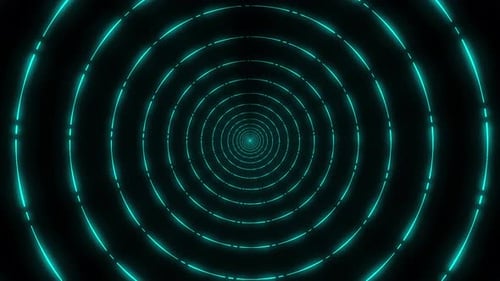 Tunel infini bleu clair abstrait