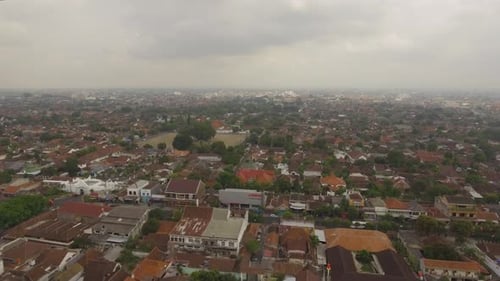Aerial View Yogyakarta Indonesia
