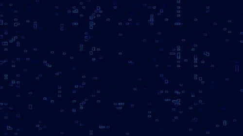 4K Blue Digital Background Seamless Loop V4