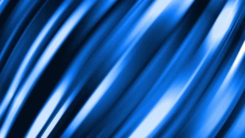 Blue Colorful Curve Stripes Background