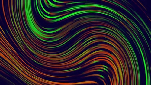 Abstract Fluid Swirling Lines Animated Background