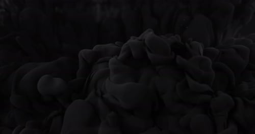 Eine schwarze Wolke von Farben