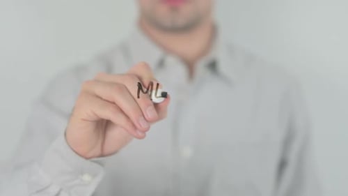 Escritura del Día de los Caídos en pantalla transparente