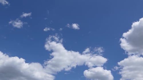 White Clouds on Blue Sky 04