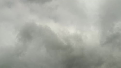 Clouds are moving across the sky. Overcast sky