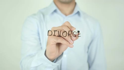 Divorce, Writing On Screen