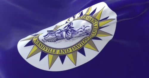 Waving Flag of Nashville Metropolitan Government