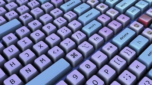 Keyboard Moving Loop Background