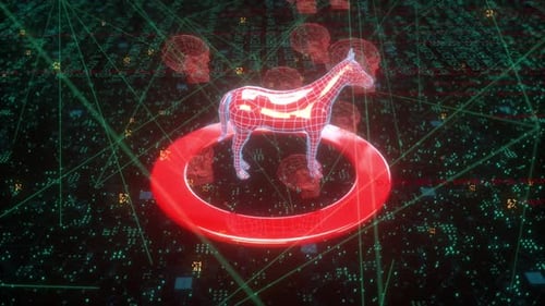 Trojan Malware In The Complex Computer Interface 4K