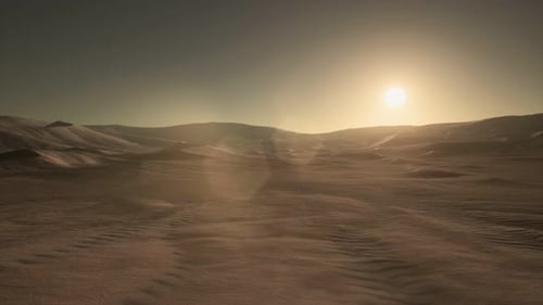 Wunderschöne Sanddünen in der Sahara