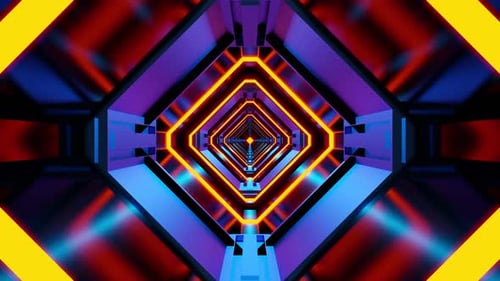 Animation of a Science fiction Tunnel
