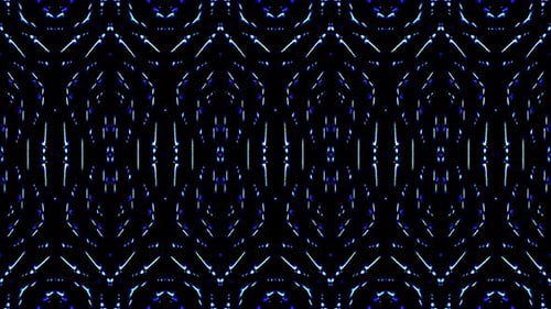 Blue Glowing Geometric Lines Abstract Background