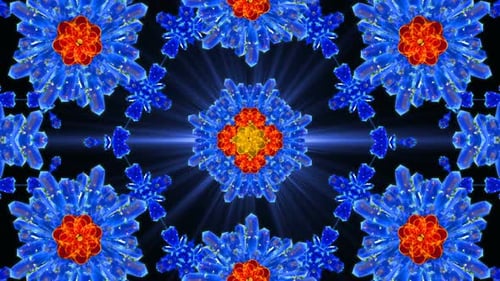 Kaleido Kristalline Blumen