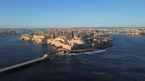 Aerial View of Valletta, Malta