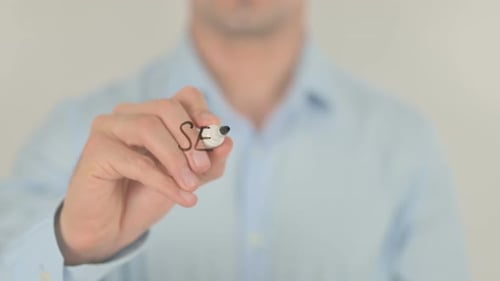 Writing Security System on Clear Surface