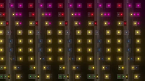 Set mit 4K-farbigen rotierenden Lichtern