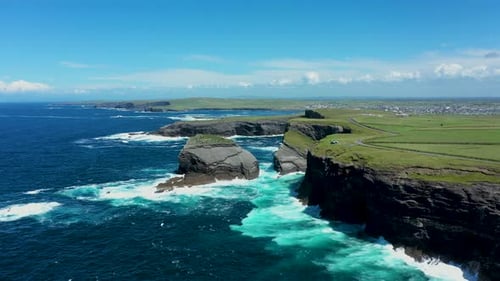 Seascape along the wild Atlantic way