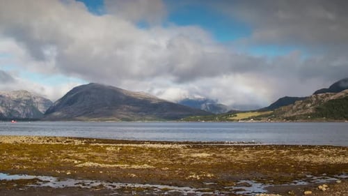 See, Wasser, Norwegen, Natur, Zeitraffer