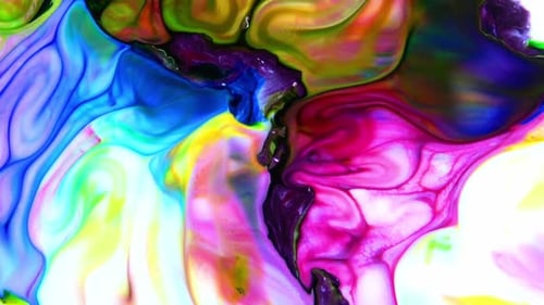Abstract Colorful Invert Sacral Paint Exploding Texture 402