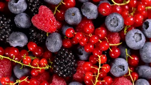 Fresh Berries: Close Up of Vibrant, Juicy Fruits