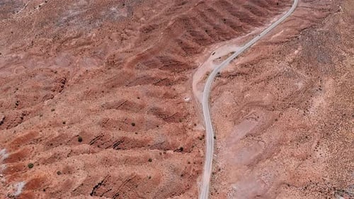Red Cliff Aerial Mojave Desert USA