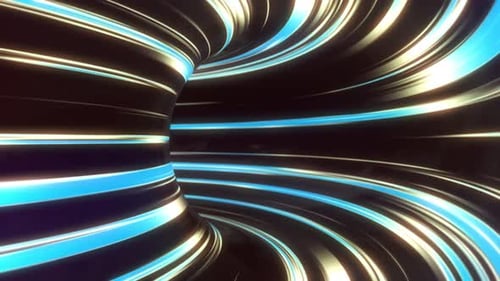 Futuristic Speed Tunnel
