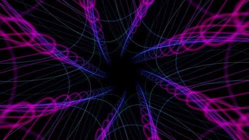 Neon Loop Tunnel