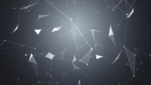 Modern Animated Digital Plexus Network Background