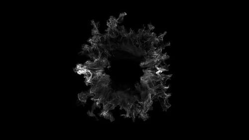 Dynamic Fluid Smoke Burst Reveal Animation