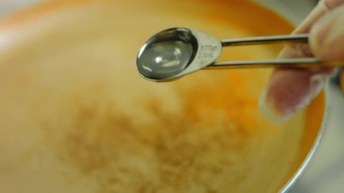 Add a Tablespoon of Oil to the Pan