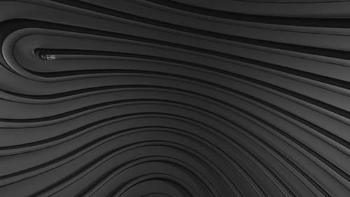 Abstract Dark Wavy Lines Background Animation