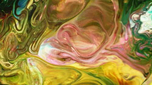 Diffusion de peinture alimentaire abstraite Art 06