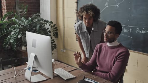 Teamwork and Technology in Modern Office Space