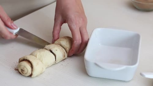 Making Buns At Home.
